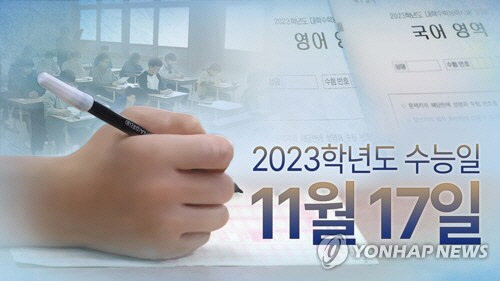 2023학년도 대학수학능력시험 (PG)  [연합뉴스]
